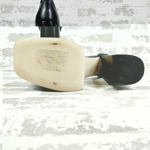 NEW Steve Madden Kassiani Black Slip On Ankle Strap Platform Sandals W497 - Picture 8 of 14